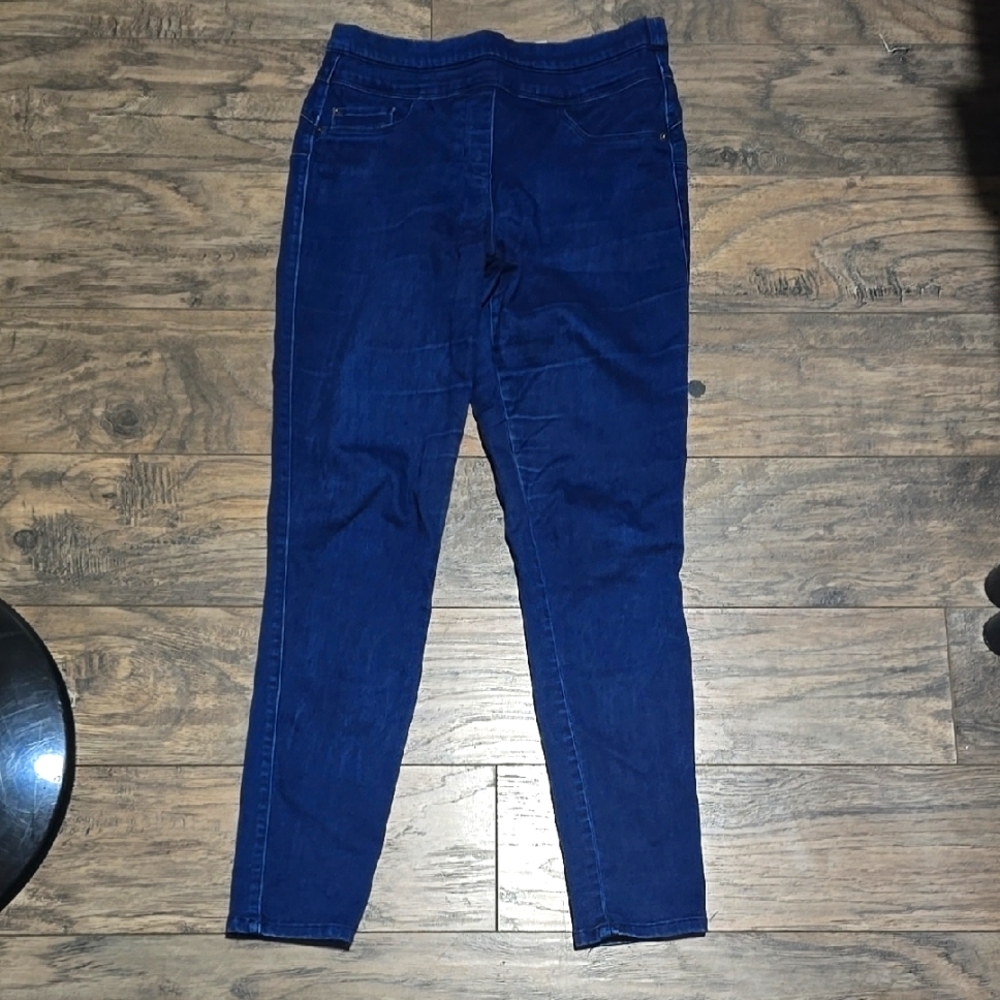 Womens NEXt Blue Denim Dark Wash High Waist Skinny Jeans Size 8